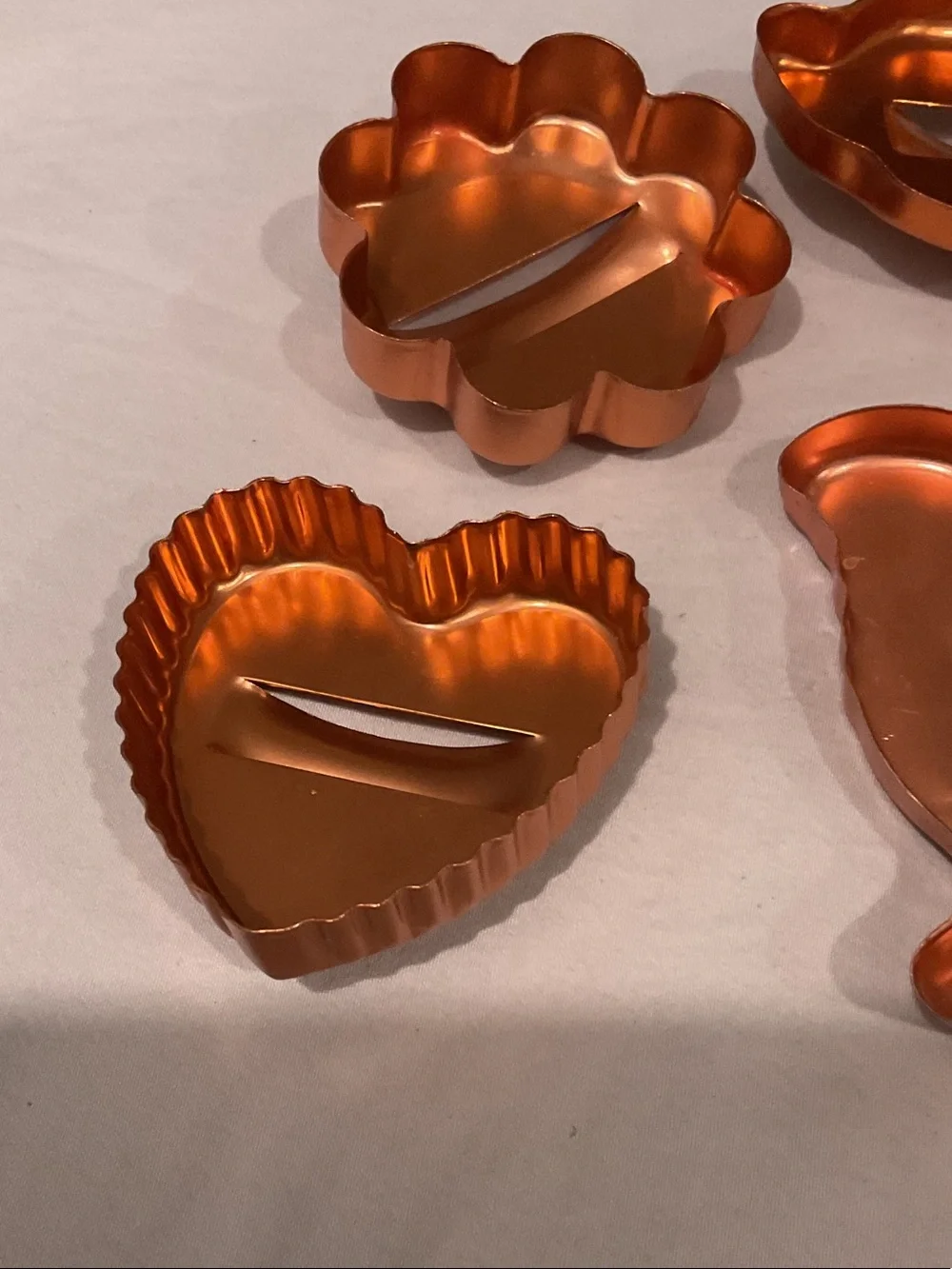 Copper-Tone Decorative Animal & Shape Molds (Set of 6)